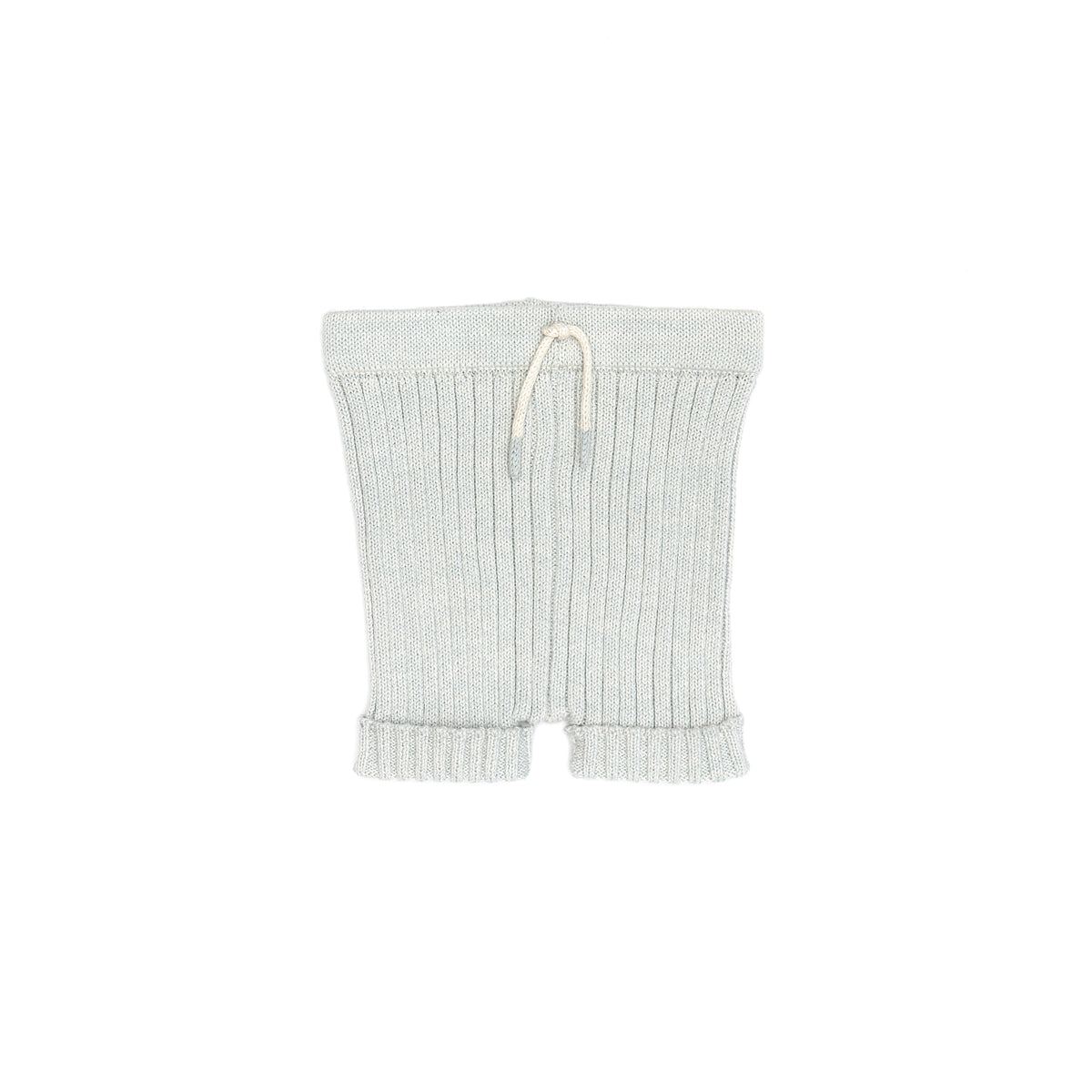 KNITTED SHORT Light blue marl