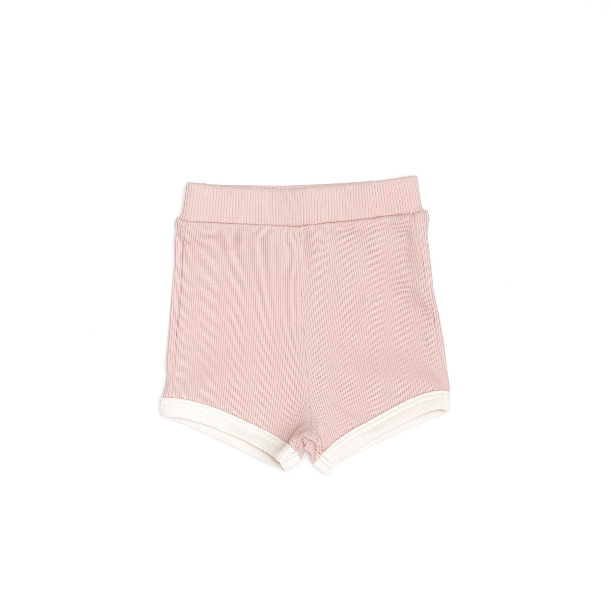 SHORT Shell pink & natural