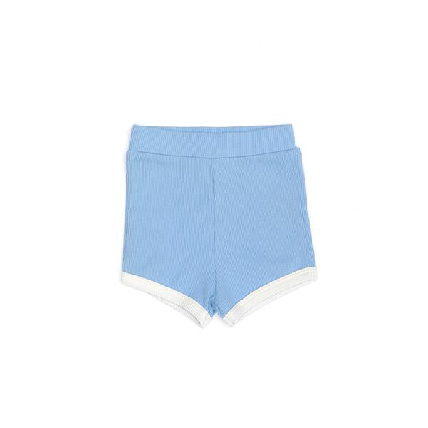 SHORT Blue & natural
