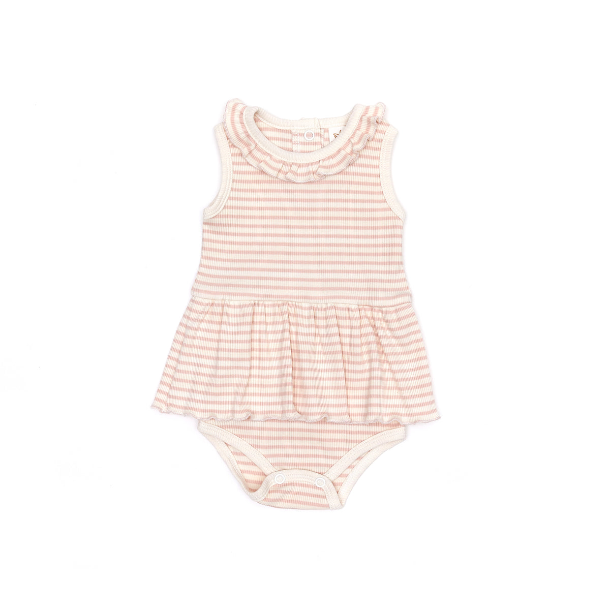 CAMILA BODYSUIT Shell pink stripes