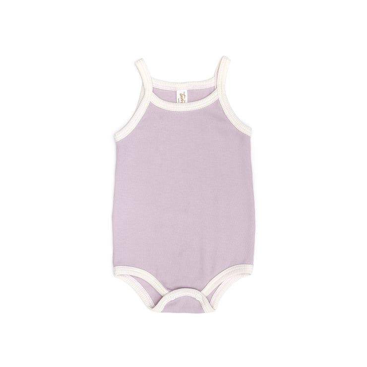 TANK ONESIE Lilac & natural