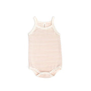 TANK ONESIE Shell pink stripes