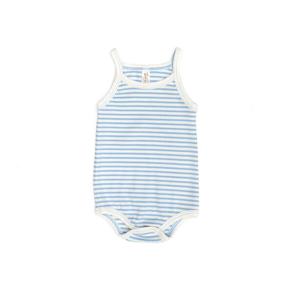 TANK ONESIE Blue stripes