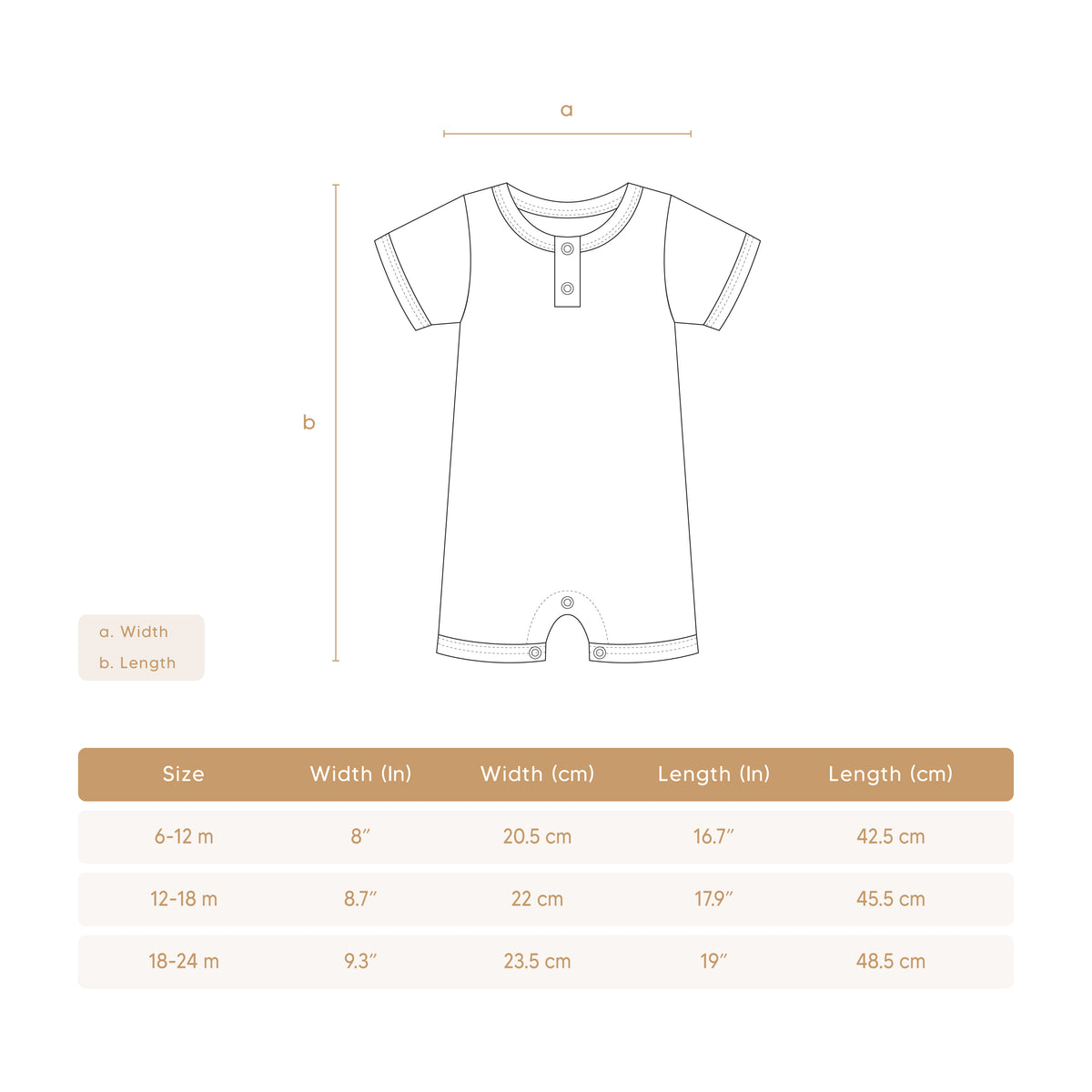 SHORT SLEEVE ROMPER Blue & Natural