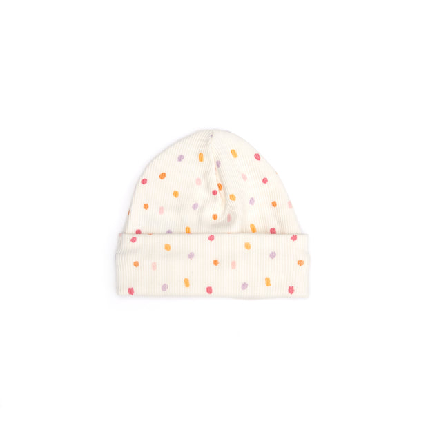 RIBBED HAT Pink sprinkles