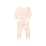 RIBBED PAJAMA Shell pink stripes