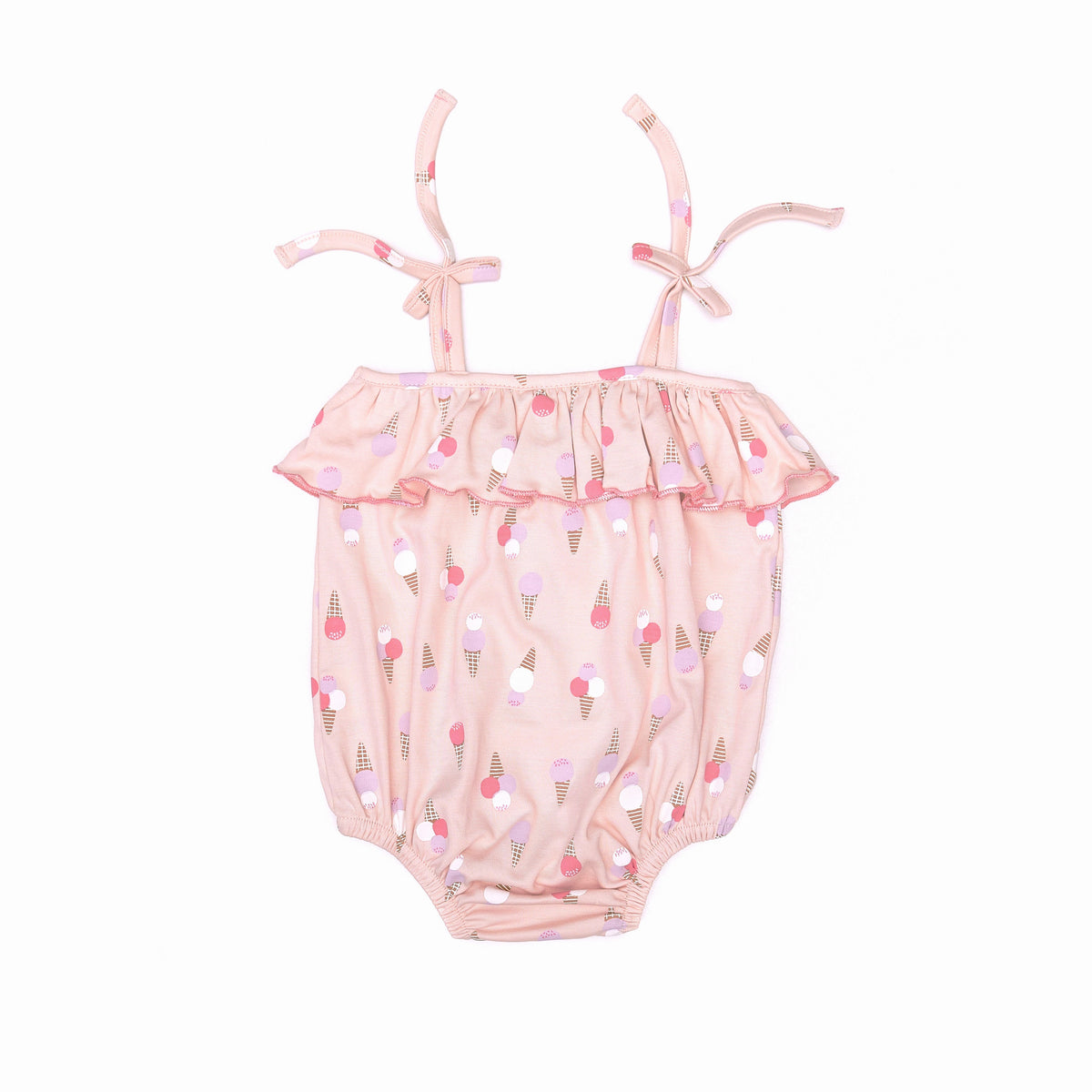 Noelia onesie Pink ice cream - pima cotton
