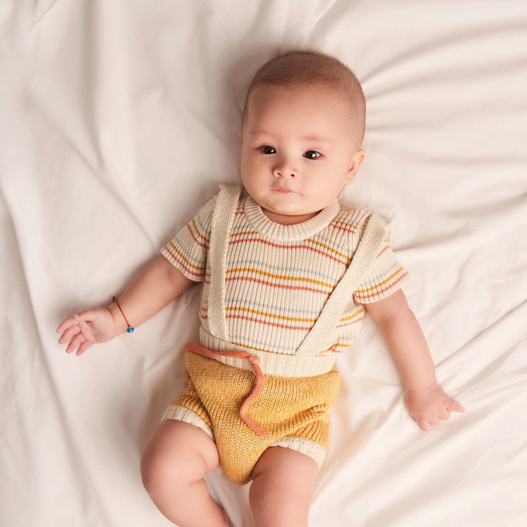 SUSPENDER SHORT MARIGOLD MARL