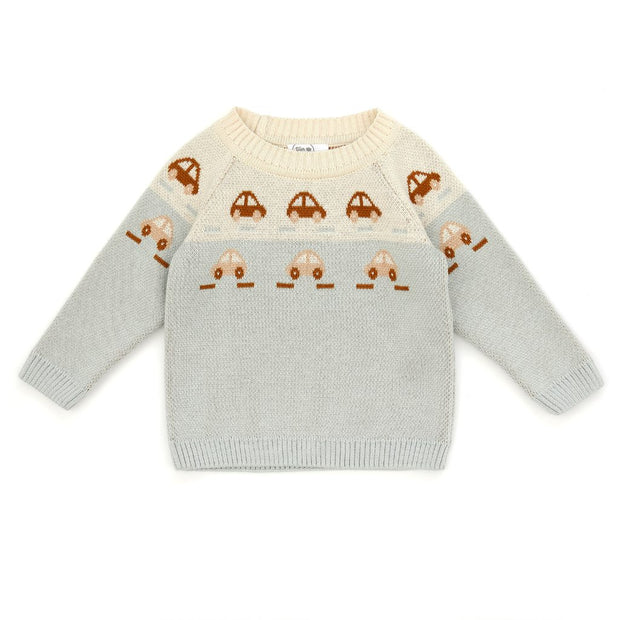 CARS SWEATER LIGHT BLUE
