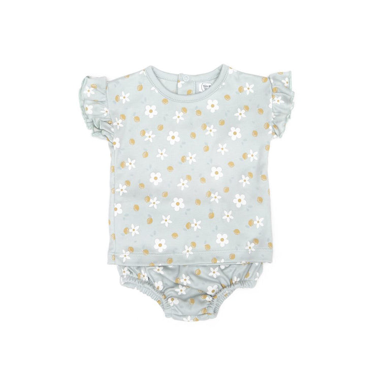 RUFFLE SET LIGHT BLUE FLOWER
