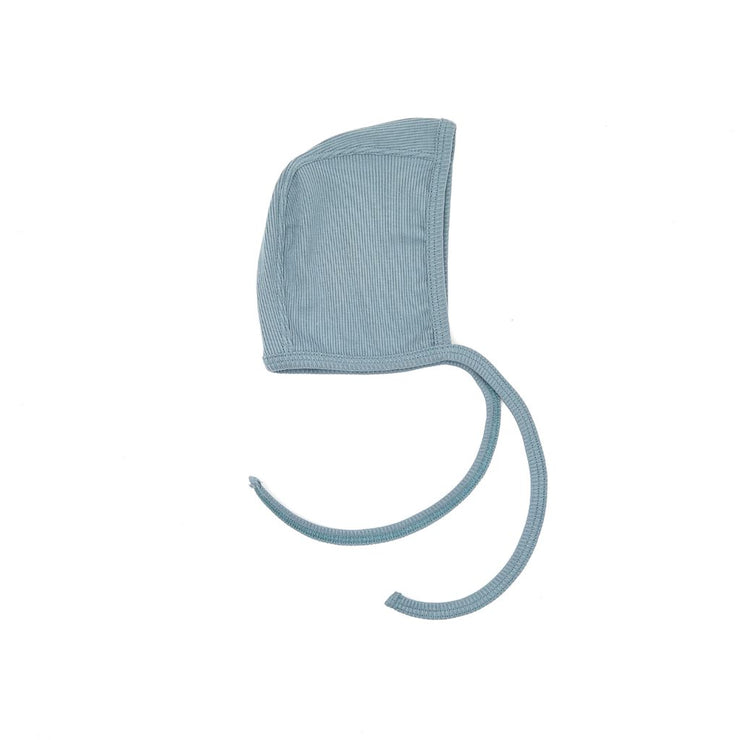 Ribbed Bonnet Blue