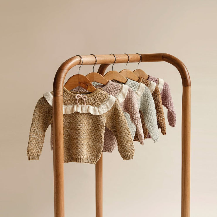 ADRIANNE SWEATER SILVER PINK MARL