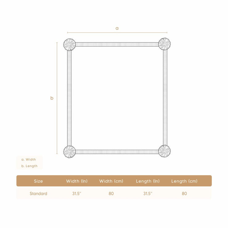 BUBBLE BLANKET BEIGE & NATURAL
