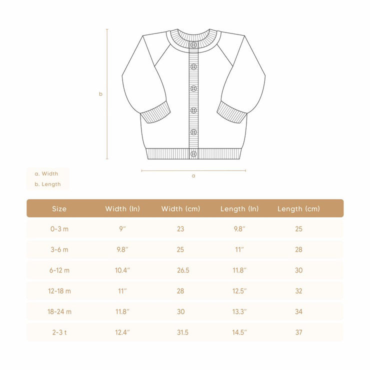 BUBBLE CARDIGAN BEIGE MARL