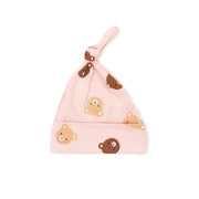 Knot hat Pink bears