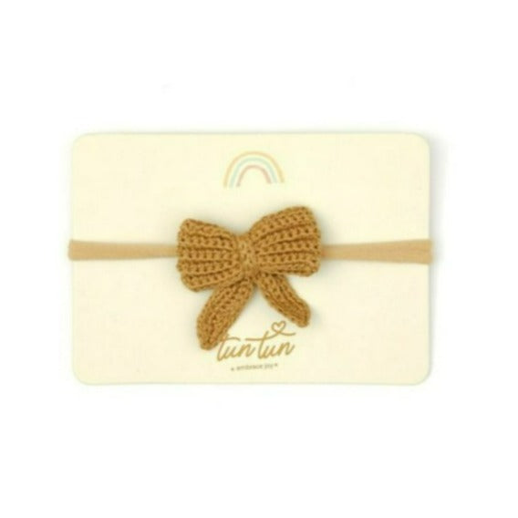 BOW HEADBAND GOLD