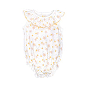 RUFFLE BODYSUIT NATURAL FLOWER