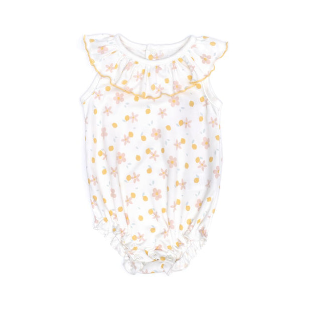 RUFFLE BODYSUIT NATURAL FLOWER