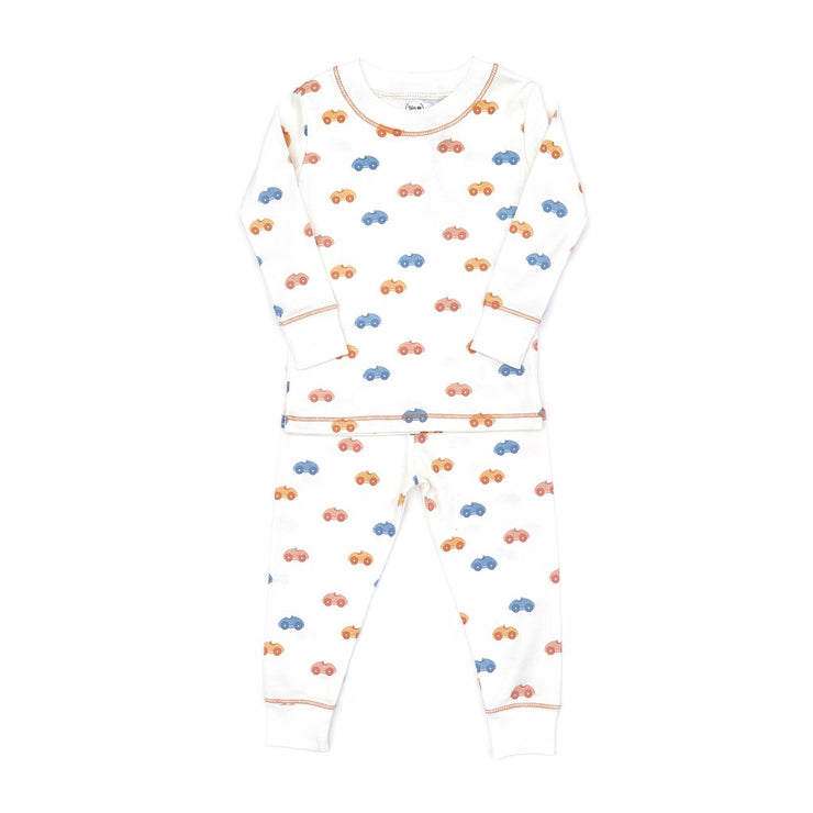 PAJAMA NATURAL & BLUE CARS