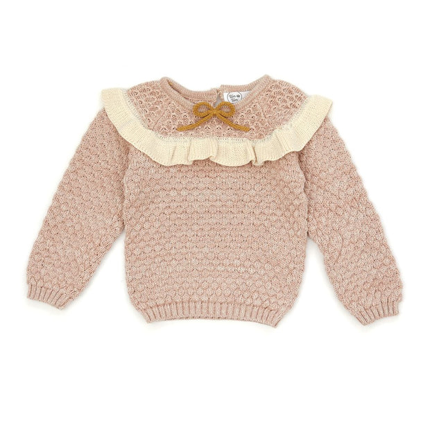 ADRIANNE SWEATER SILVER PINK MARL