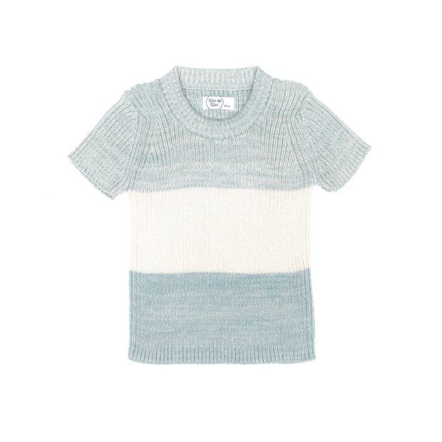 BRENDAN TOP BLUE MARL