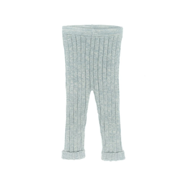 KNITTED LEGGIN BLUE MARL