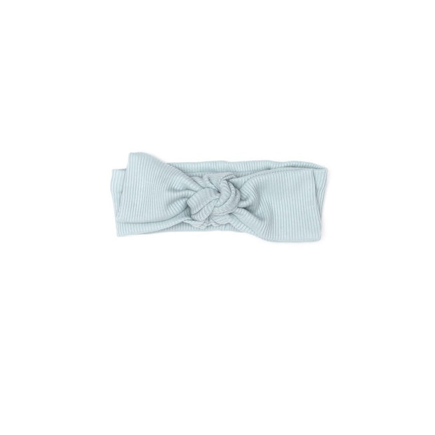 RIBBED HEADBAND LIGHT BLUE