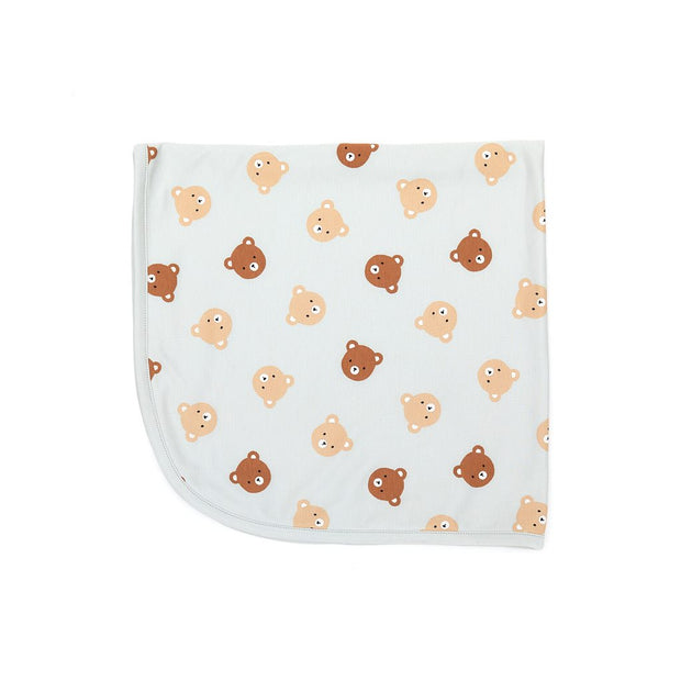 Blanket Light blue Bears