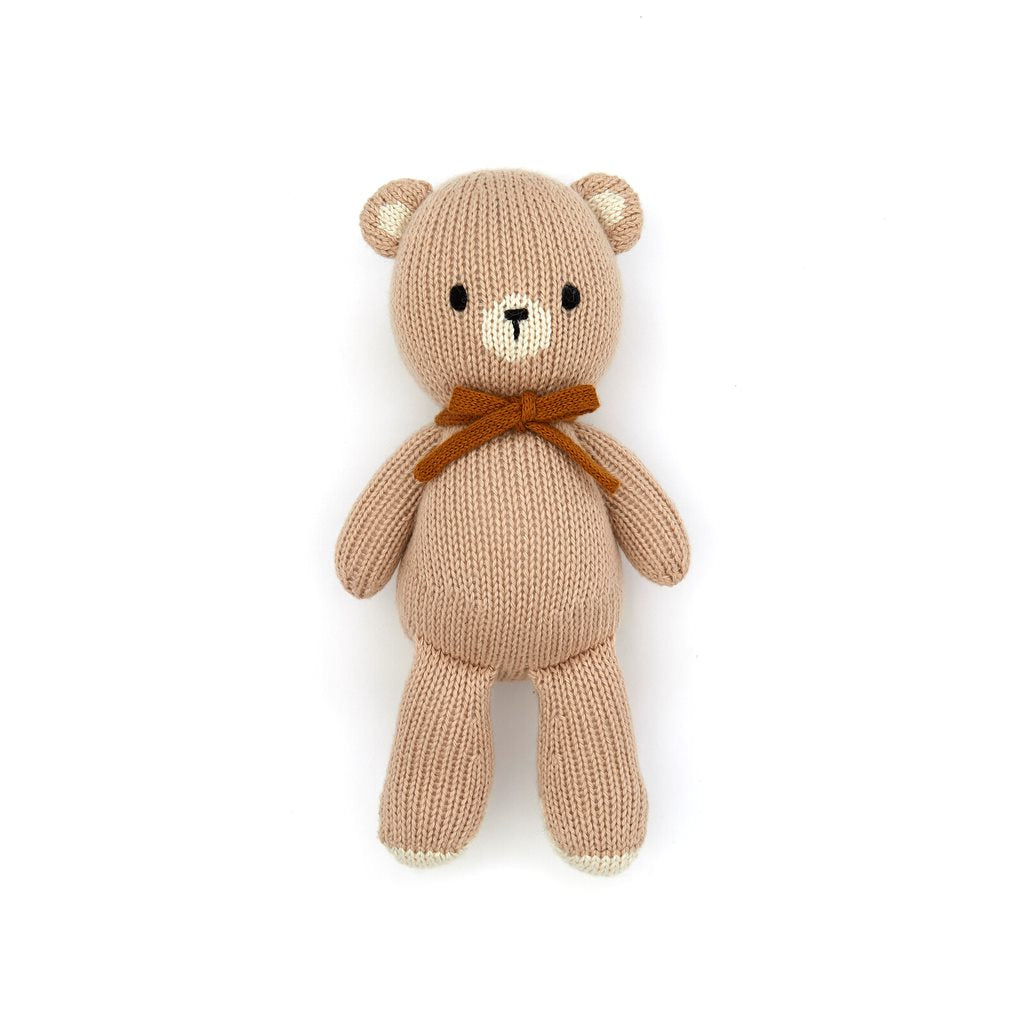 The Baby bear 8.5" Beige & Tobacco