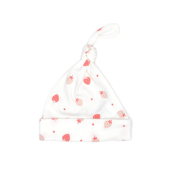 KNOT HAT NATURAL STRAWBERRY
