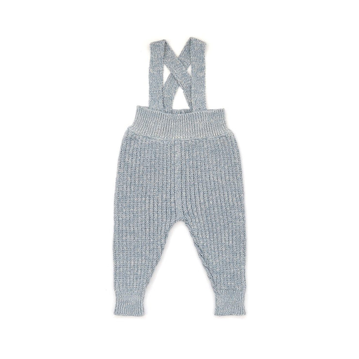 SUSPENDER PANT STEEL BLUE MARL