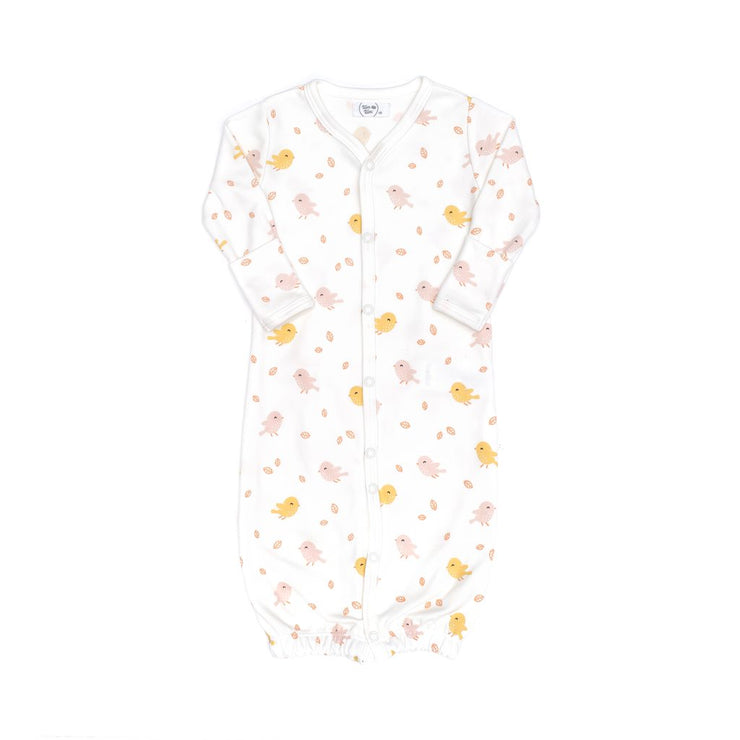CONVERTER GOWN NATURAL & PINK BIRD