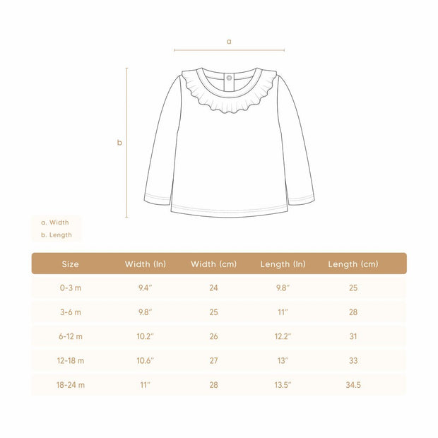 RUFFLE SET SAND FLOWER