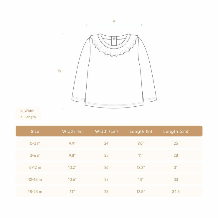 RUFFLE SET SAND FLOWER