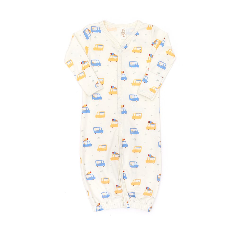 Converter Gown Natural cars - pima cotton
