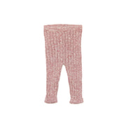 KNITTED LEGGIN MAUVE MARL