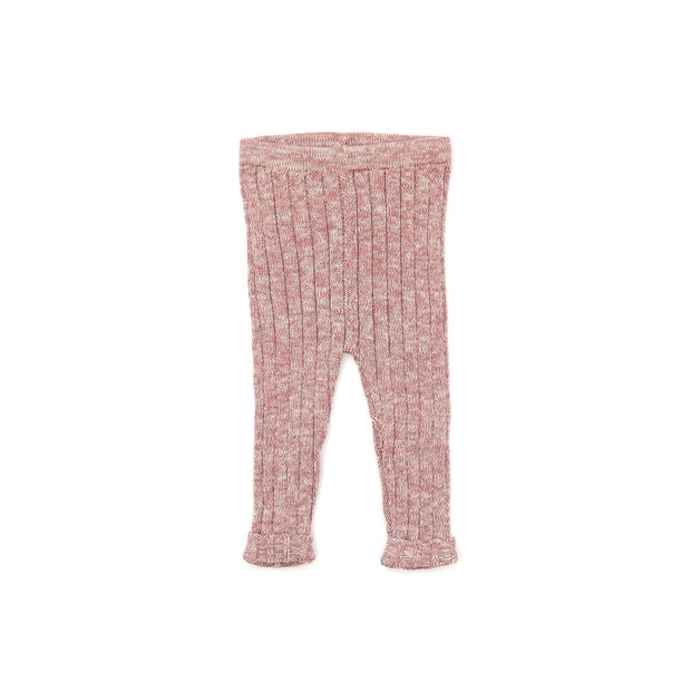 KNITTED LEGGIN MAUVE MARL