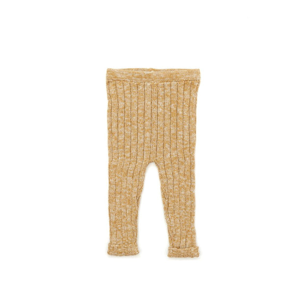 KNITTED LEGGIN GOLD MARL