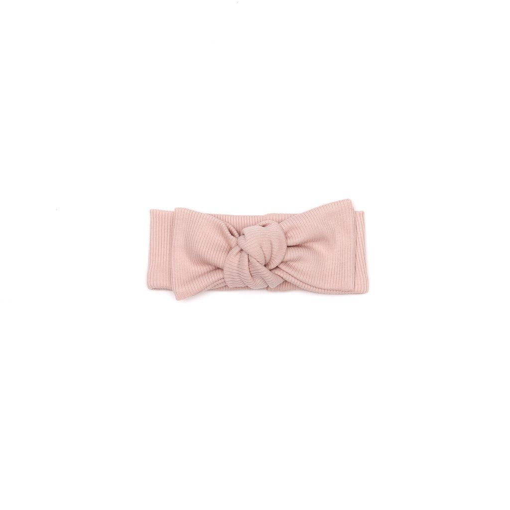RIBBED HEADBAND Shell Pink