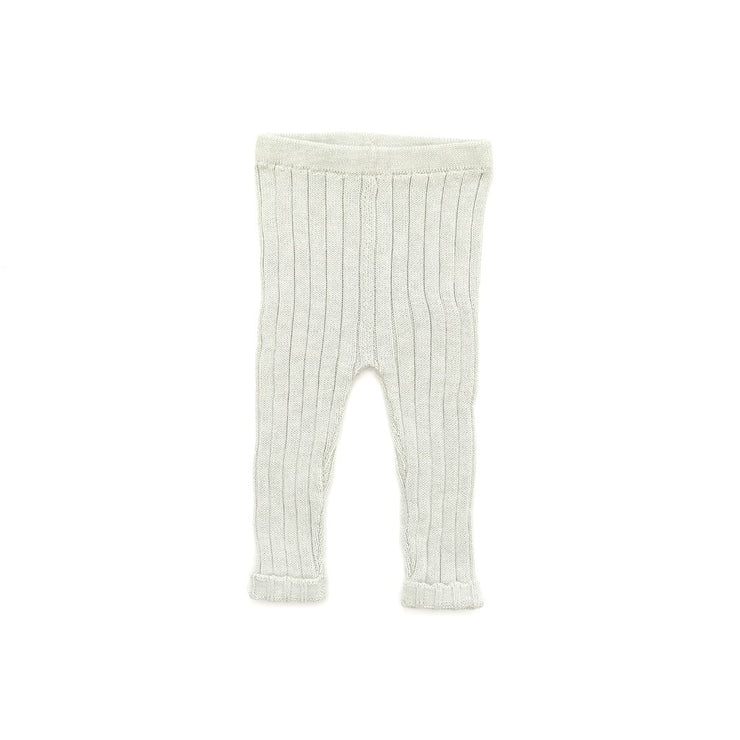 KNITTED LEGGIN LIGHT BLUE MARL