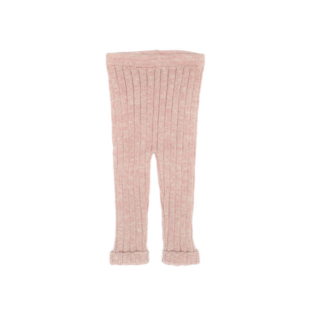 KNITTED LEGGIN DUSTY ROSE MARL