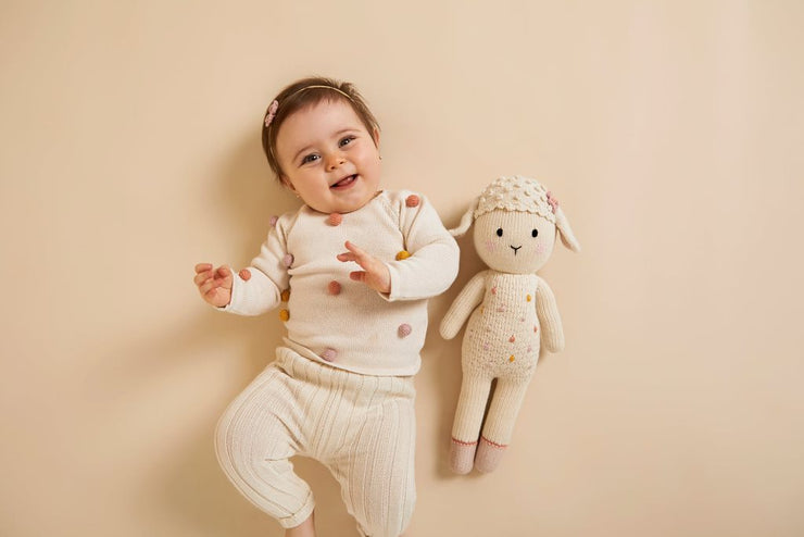 POMPON SWEATER NATURAL