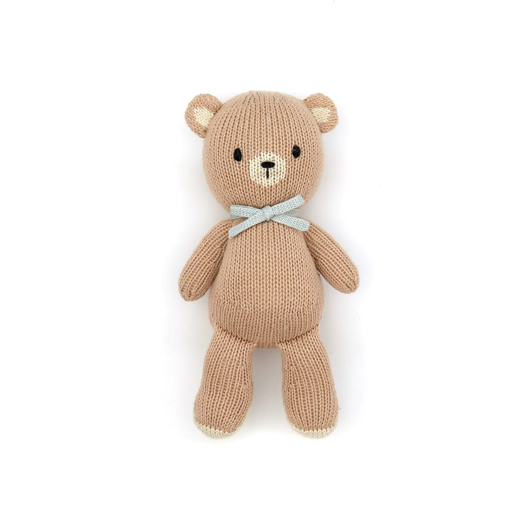 The Baby bear 8.5" Beige & Light blue